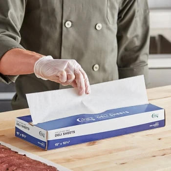 Choice 15" x 10 3/4" Customizable Interfolded Deli Wrap Wax Paper - 6,000/Case