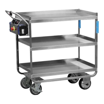 Lakeside 173670 Heavy-Duty 3-Shelf Electric Utility Cart