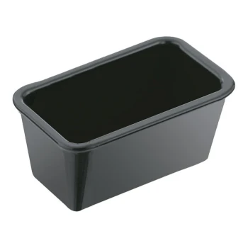 Service Ideas 5 x 2 3/4" x 2 1/4" Black Plastic Sugar Packet Holder SPH5BL