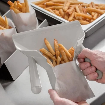 Vollrath 3672 Plastic FryBagger™ Dual Handle French Fry Scoop