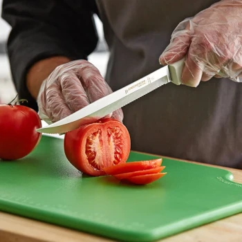 Dexter-Russell 13553 Sani-Safe 8" Scalloped Utility Slicing Knife