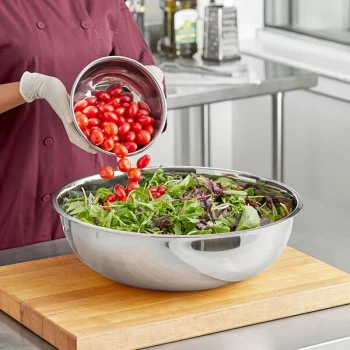 Choice 20 Qt. Heavy Weight Stainless Steel Mixing Bowl