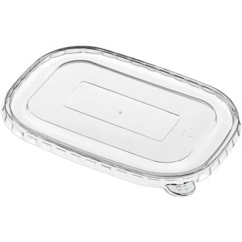 Solia Polypropylene Lid for Lingot Rectangular Bamboo Fiber Container - 300/Case