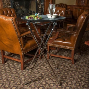 Carlisle C3625T38 36" Folding Chrome Tall Tray Stand