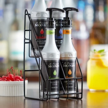 Monin 2 Tier 375 mL Concentrated Flavor Rack P566