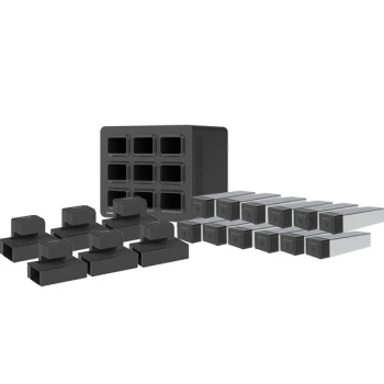 Luxor KBEP-12B6C9 KwikBoost EdgePower Constant Use Desktop Charging Station System