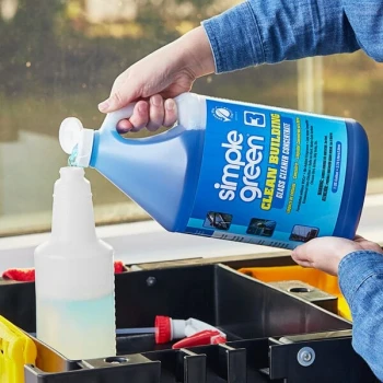 Simple Green Clean Building 1210000211301 1 Gallon Concentrated Glass Cleaner - 2/Case