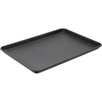 LloydPans 13 inch x 18 inch Half Size Aluminum Bun / Sheet Pan with Dura-Kote Finish XABP-18X13X1-DK