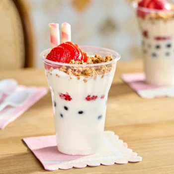 Choice 15 oz. Clear PET Plastic Parfait / Dessert Cup - 1,000/Case