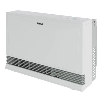 Rinnai EnergySaver Natural Gas White Direct-Vent Wall Furnace EX38DTWN - 120V, 38,400 BTU