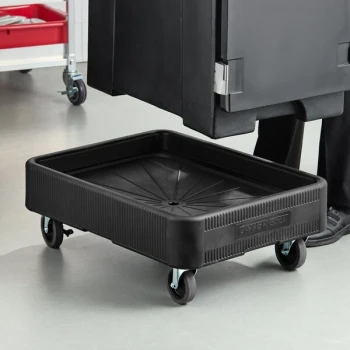 CaterGator Black Dolly for Insulated Food Pan Carriers - 300 lb. Capacity