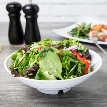 GET ML-79-W Milano White 1.5 Qt. Round Bowl