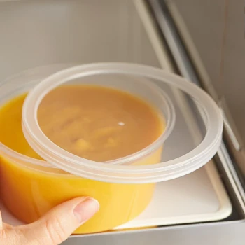Choice Translucent Deli Lid Flush Fit - 500/Case