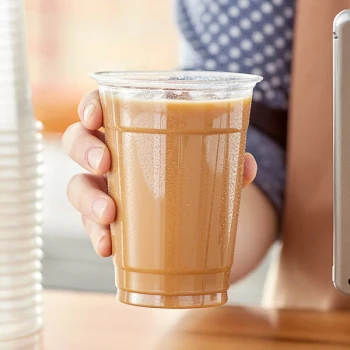 16 oz. Plastic Cold Cup - Designed for Use Without Lids - 1,000/Case