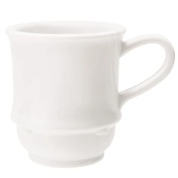 GET TM-1208-W Diamond White 8 oz. White SAN Plastic Mug - 24/Case