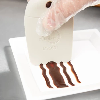 Mercer Culinary M35631 5-15mm Round Arch Silicone Wedge Plating Tool
