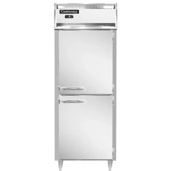 Continental Refrigerator D1FXNSSHD 36" Extra-Wide Solid Half Door Reach-In Freezer