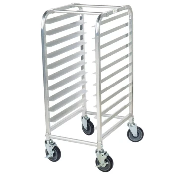 Regency 10 Pan Aluminum Steam Table Pan Rack - Assembled