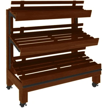 Marco Company 48" x 25" x 51" Select Cherry Bakery Display Shelving