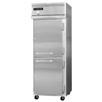Continental Refrigerator 1RE-N-SA-HD 29" Half Door Extra Wide Reach-In Refrigerator