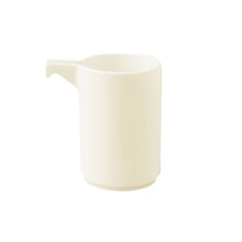 RAK Porcelain Nordic 5.05 oz. Warm White Porcelain Creamer - 6/Case