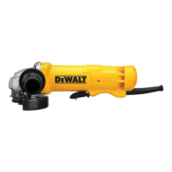DeWalt 4 1/2" Small-Angle Grounded Paddle-Switch Grinder with One-Touch Guard, Wrench, and 2-Position Side Handle DWE402