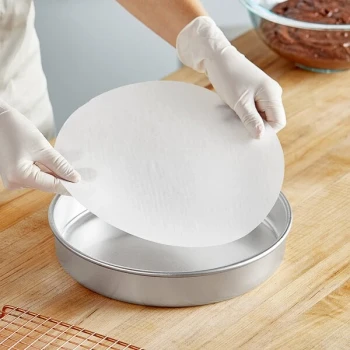 Baker's Lane 10" Round Dry Wax Pan Liner - 1,000/Case