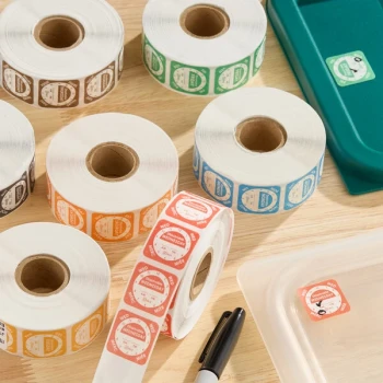 Noble 1" Dissolvable Day of the Week Clock Label Rolls
