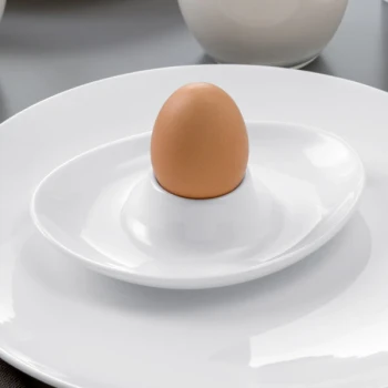 Villeroy & Boch 16-3272-1951 Stella Hotel 5" White Bone Porcelain Egg Cup - 6/Case