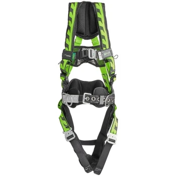 Honeywell Miller AirCore Universal Green Steel Full-Body Harness with Removable Belt AC-QC-BDP/UGN