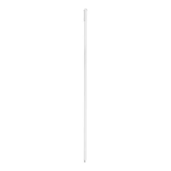 Carlisle Sparta 4023200 60" White Threaded Plastic Broom / Squeegee Handle with Reinforced Tip