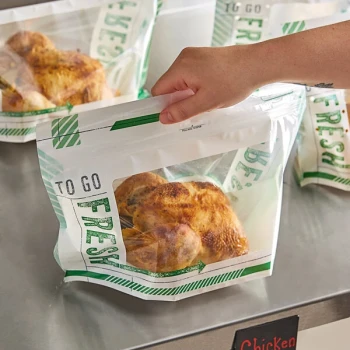 Inno-Pak To Go Fresh Large Rotisserie Chicken / Hot Food Bag - 250/Case