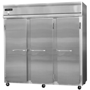 Continental Refrigerator 3RSNSA 78" Solid Door Shallow Depth Reach-In Refrigerator - 50 Cu. Ft.