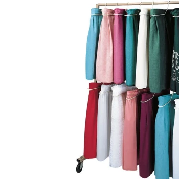 Snap Drape CAD20 Skirtmate 63" x 24" x 66" Table Skirting Mobile Hanger Caddy