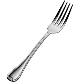 Bon Chef S906 Renoir 8 1/8" 18/10 Extra Heavy Weight Stainless Steel European Dinner Fork - 12/Case