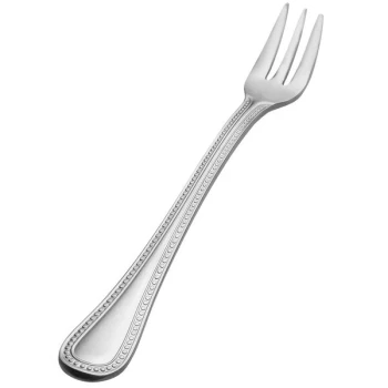 Bon Chef SBS3308 Sombrero 5 5/8" 18/0 Extra Heavy Weight Bonsteel Cocktail Fork - 12/Case
