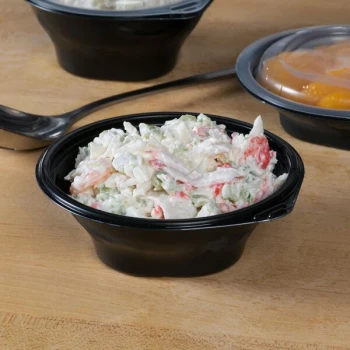 Fabri-Kal FC6B SideKicks 6 oz. Microwaveable Side Dish Bowl / Container - 75/Pack