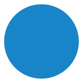 Tape Logic 3/4" Blue Semi-Gloss Paper Removable Round Inventory Label - 500/Roll