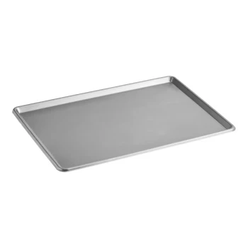 Baker's Lane Full Size NSF 20 Gauge 18 inch x 26 inch Open Bead Rim Stainless Steel Bun Pan / Sheet Pan