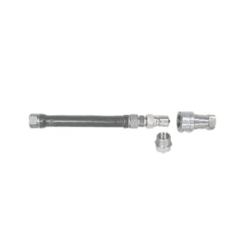 Dormont CMB37BP2Q60 60" Combi Oven Water Connector Hose with Garden Hose Adapter and Quick Disconnect - 3/8" Diameter
