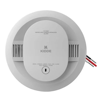 Kidde Detect Series 30CUAR-V Hardwired Interconnectable Smoke and Carbon Monoxide Alarm with Voice Alert and 10-Year Backup Battery 21032783