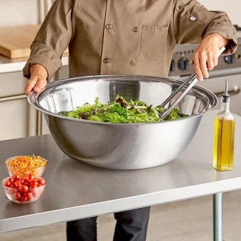 Choice 45 Qt. Heavy Weight Stainless Steel Mixing Bowl