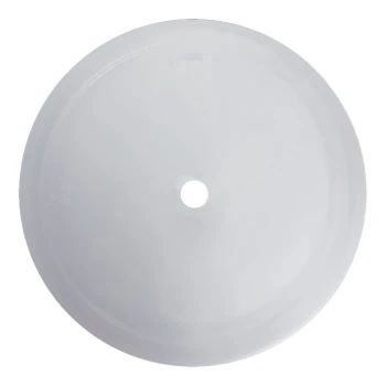 Howw Manufacturing Clear Plastic Lid with Hole for 32 oz. Drink Bucket - 48/Case