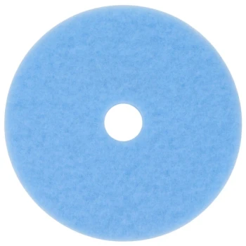 3M 3050 Hi-Performance 21" Sky Blue Burnishing Floor Pad - 5/Case
