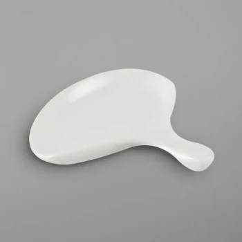RAK Porcelain Nano 2 3/4" Ivory Porcelain Spoon / Chopstick Holder - 12/Case