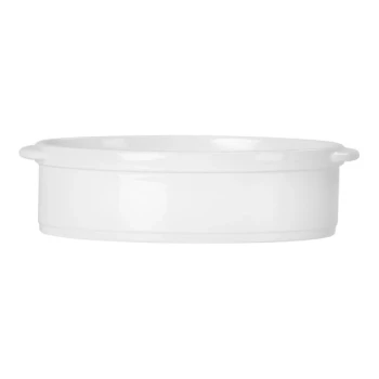 Cal-Mil 24 oz. White Oval Deep Melamine Cocotte