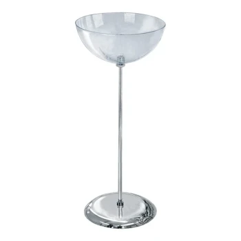 Azar Displays 16" Single Clear Polycarbonate Bowl Floor Display 700956
