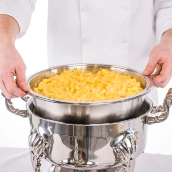 Choice Classic 5 Qt. Round Chafer Food Pan