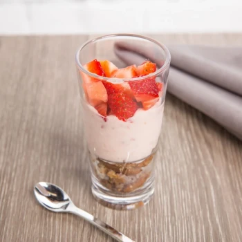 GET S-5-CL Revo 5 oz. Customizable SAN Plastic Stackable Tasting / Dessert Glass - 24/Case