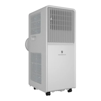 Friedrich ZoneAire Compact WiFi-Enabled Single-Hose Portable Air Conditioner with Voice Command and Remote Control ZCP08SB - 8,000 BTU, 115V